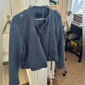 Banana Republic Vegan Suede Jacket Large